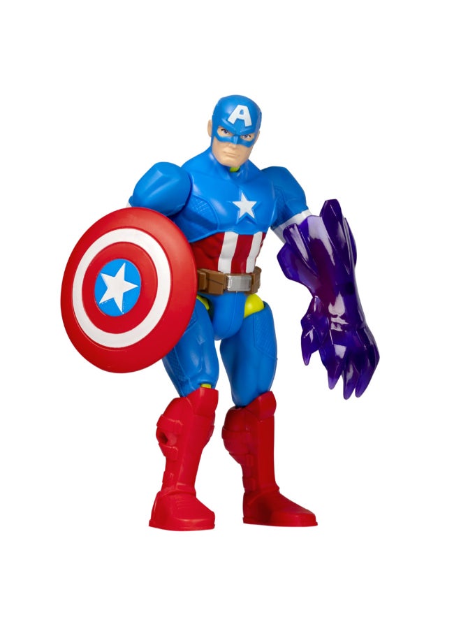 AVENGERS Avn Mixmashers Captain America Basic Fig - Image 4